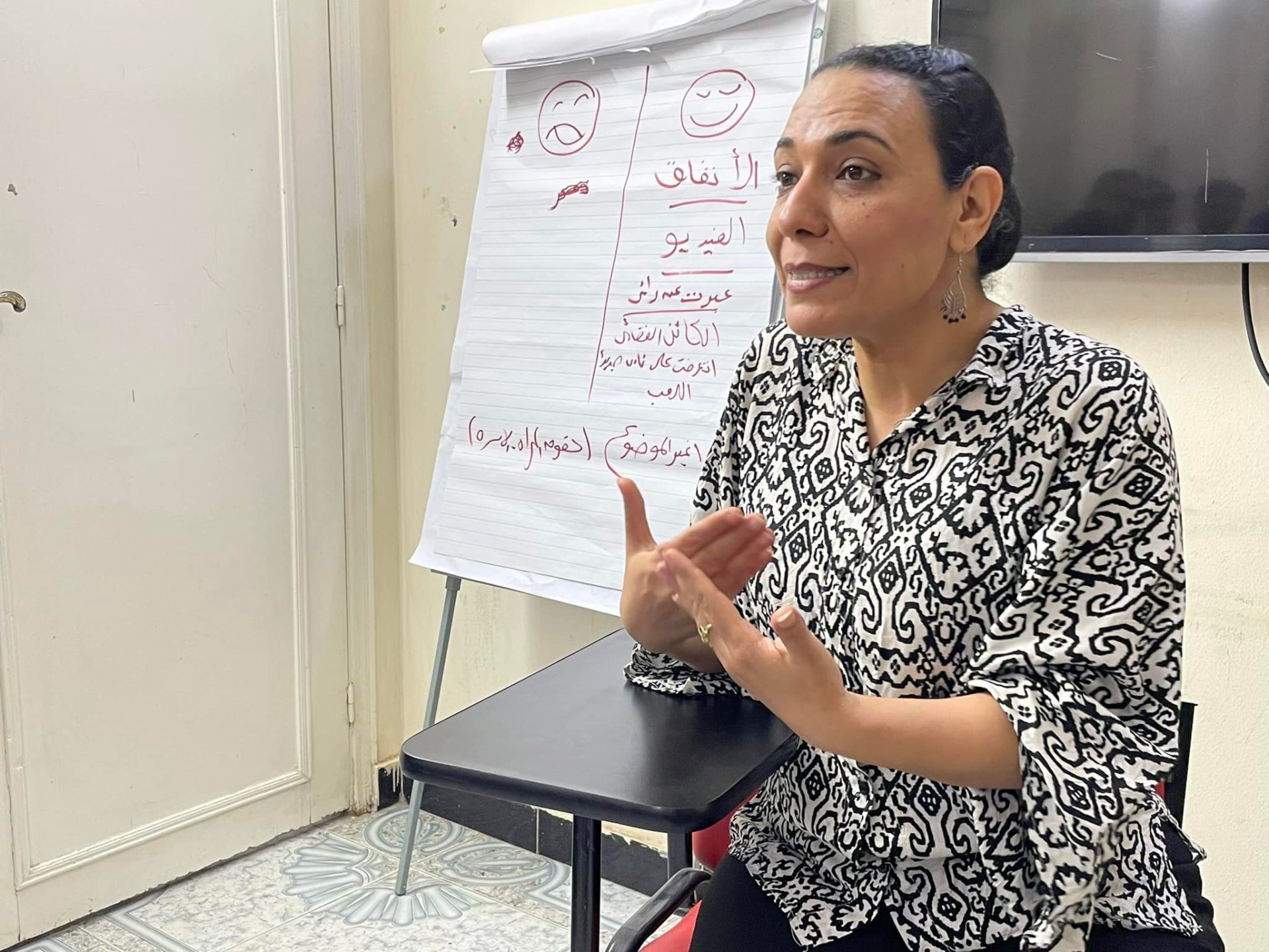 لمياء لطفي خلال الندوة