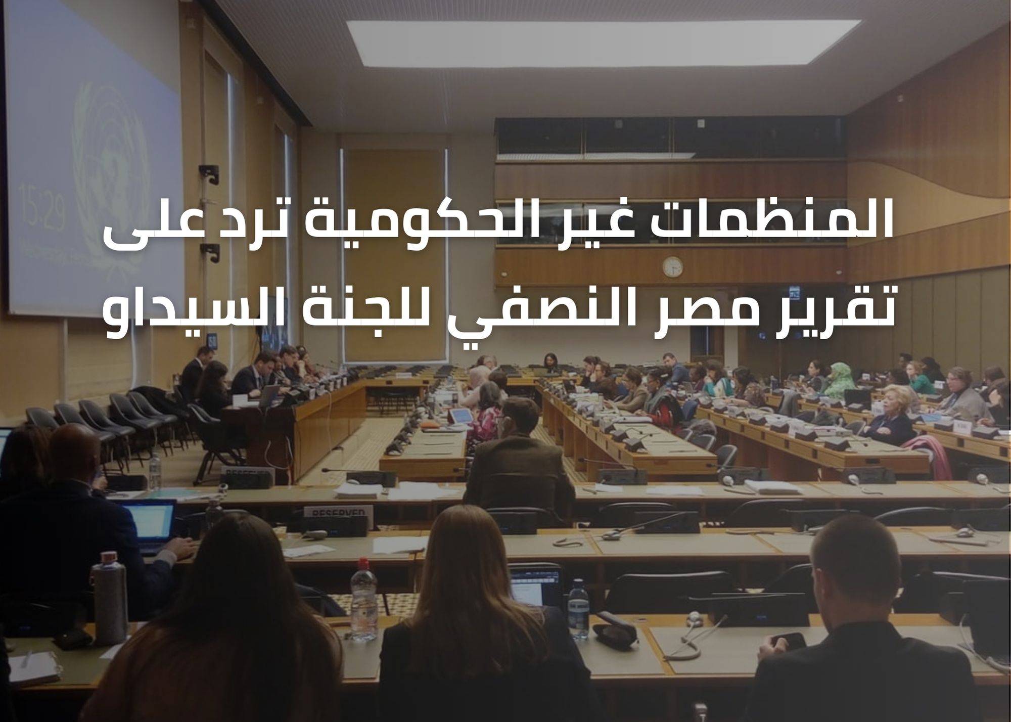 المنظمات غير الحكومية ترد على تقرير مصر النصفي للجنة السيداو